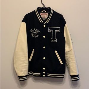 Men’s True religion letterman jacket